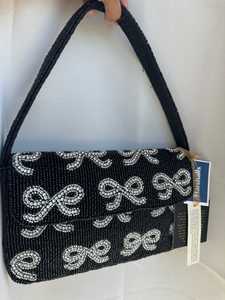 Bolso de hombro con cuentas Ace Of Hearts al mejor precio, cartera de solapa multicolor con cuentas de semillas, bolso de mano para fiesta, boda o evento para mujer - Product Image 5