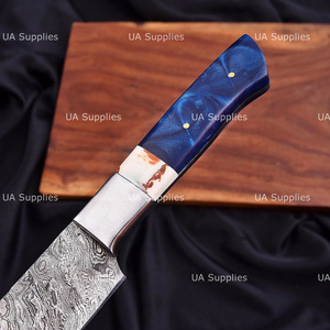 Cuchillo de Chef Brisket de Acero de Damasco Forjado a Mano Personalizado de 15 Pulgadas con Espiga Completa, Mango Ergonómico Moderno Ambidiestro, Cuchillo de Cocina OEM ODM - Product Image 6