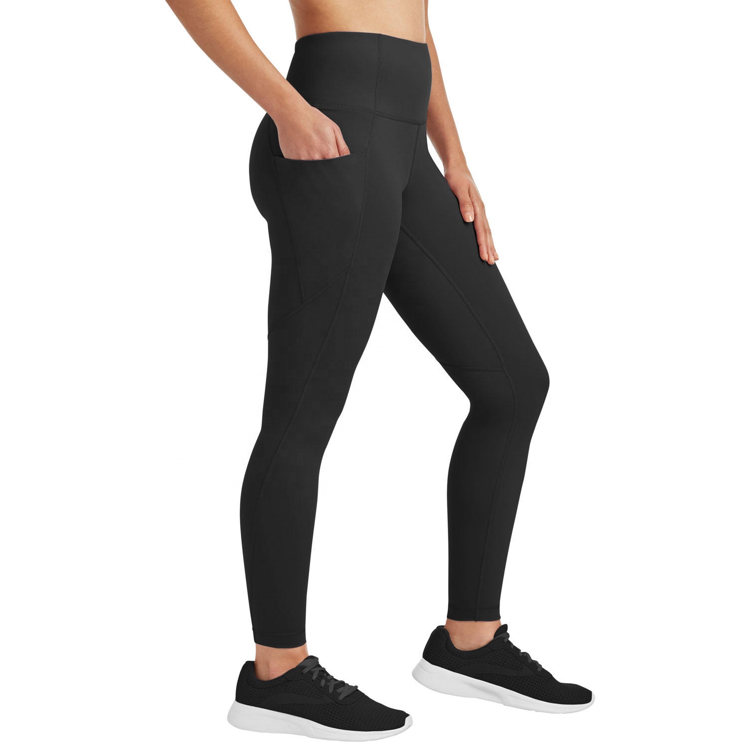 Geo Brothers Co Custom Logo High Quality Blank Spandex/Polyester Breathable Lightweight Hip Hop Style High Women's Leggings