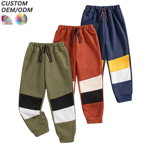 Pantalones Largos de Felpa 100% Algodón para Niño, Personalizados, Tejidos, Casuales, Transpirables y Ecológicos, de 1 a 12 Años - Product Image 1