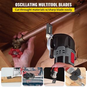 50 pz Kit lame per utensili a sgancio rapido lame per seghe oscillanti multiutensile per Dewalt Dremel Fein legno compatibile Worx - Product Image 2