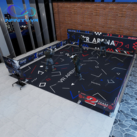 Parc à Thème Vr Équipement de Salle d'Expérience Fps Arena Multijoueur 9D Vr Jeux d'Arcade Tir de Chasse Simulateur de Machine