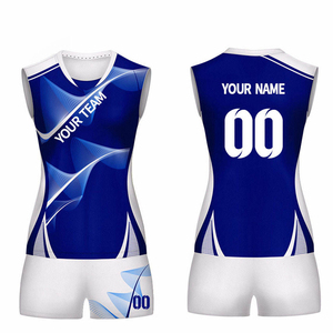 บริการ OEM ชุดวอลเลย์บอล โลโก้สั่งทำ เสื้อผ้ากีฬาประสิทธิภาพสูง กางเกงขาสั้น โรงงานส่งออกโดยตรง - Product Image 1