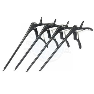 เครื่องมือผ่าตัดกระดูกสันหลังส่วนคอแบบแมนนวลเคลือบสีดำ Kerrison Rongeur Up-Bite ขนาด 1 มม. 2 มม. 3 มม. 4 มม. 5 มม. ได้รับการรับรองมาตรฐาน CE - Product Image 1