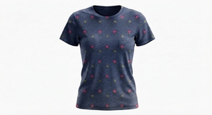 Camisetas de Verano de Algodón de Alta Calidad, Cuello Redondo, Corte Ajustado, 220 g/m², con Estampado 3D, Personalizables con Logotipo, Camisetas Personalizadas para Mujer, Venta al Por Mayor - Product Image 6