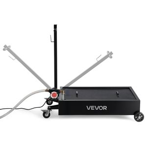 Bac de vidange d'huile à profil bas de 15 gallons avec pompe électrique 180W et tuyau pliable de 8,2 pieds – Outil de réparation automobile pour un changement d'huile pratique - Product Image 1