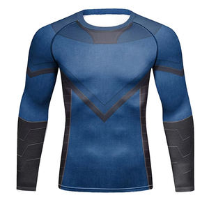 Rashguard Personalizado con Impresión por Sublimación, Rashguard para MMA, Rushguard para BJJ, Rashguard OEM para Hombre - Product Image 1