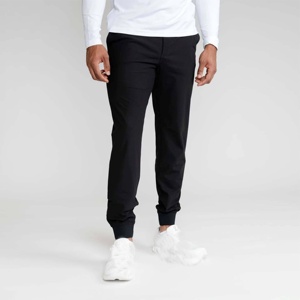 Pantalon de jogging évasé pour homme, effet délavé, avec logo brodé personnalisé et patch vieilli - Product Image 1