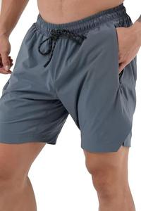 Breathable Eco-Friendly 2 in 1 Bodybuilding <b>Shorts</b> with Inner Pocket Sublimation Transfer Print Waterproof <b>Quick</b> <b>Dry</b> <b>Mens</b> - Product Image 2