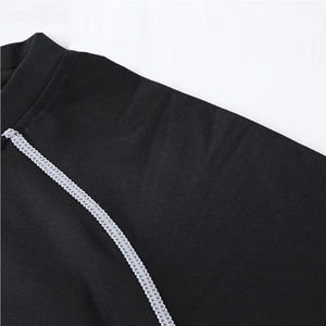 Men Unique <b>Design</b> Breathable <b>Compression</b> <b>Shirt</b> Sportswear Stretchable Gym Wear Fitness Workout Running Cycling Rash Guard - Product Image 6