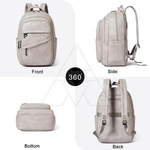 Durable Material Custom Made Leather <b>Backpacks</b> Solid Color For Daily Comfort Leather <b>Backpacks</b> - Product Image 6