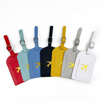 Étiquette de bagage en cuir PU souple faite à la main, de qualité exceptionnelle, très résistante, personnalisable avec logo, tendance, vendue dans le monde entier