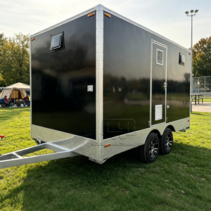 Remorque de toilettes préfabriquée en acier portable ACB pour les chantiers de construction et les événements, salle de bain personnalisée, remorque de luxe - Product Image 2