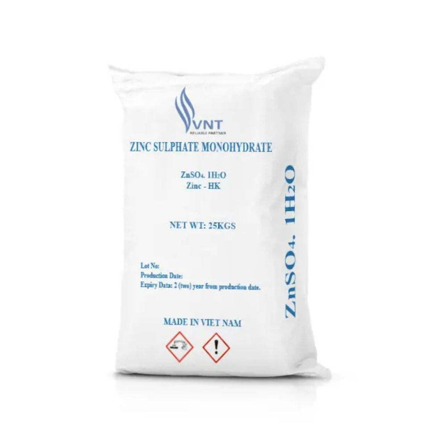 Wholesale Good Price Agriculture Grade Zinc Sulphate Monohydrate 99% Purity for Fertilizer Manufacturers in Vietnam