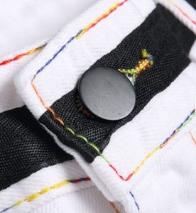 Shorts en jean pour hommes, fermeture à cordon sur le devant, coupe ample, décontracté, mode estivale, tissu en coton confortable, vente en gros directe d'usine - Product Image 3