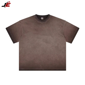 T-shirt surdimensionné délavé à l'acide 100% jersey de coton pour homme - Product Image 3