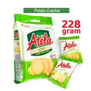 Libra Ateka 228G patatas crujientes galletas calidad horneada FMCG salado fino crujiente galleta dulce sabor Halal caja certificada - Product Image 4