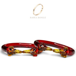 Bracelets en verre éléphant de couleurs assorties, artisanat haut de gamme, design de créateur, style indien cachemiri, bijoux de mode, vente en gros - Product Image 2