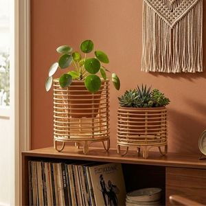 VASO REDONDO DE RATÁN 10 HANDICRAFT - Product Image 3