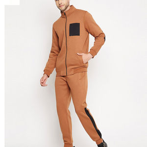 Chándal Deportivo Personalizado al por Mayor con Cremallera y Forro Polar Térmico para Hombre, Tallas Grandes, para Gimnasio y Jogging - Product Image 2