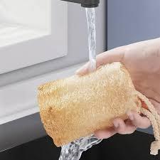 Éponge à récurer écologique en luffa naturelle pour la vaisselle et le nettoyage de la graisse, vente en gros - Product Image 2