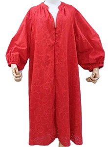 Robe mi-longue en broderie anglaise 100% coton pour femmes. Robe décontractée multi-styles pour femme, idéale pour la plage ou le bureau. ODM - Product Image 2