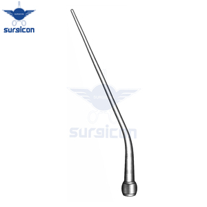 Tubo de Succión Auditiva de 14.5 cm / 5-3/4 Pulgadas de Diámetro Interior, 1 mm de Diámetro Exterior, 2 mm de Grosor, Acero Inoxidable, para Cirugía ORL - Product Image 3