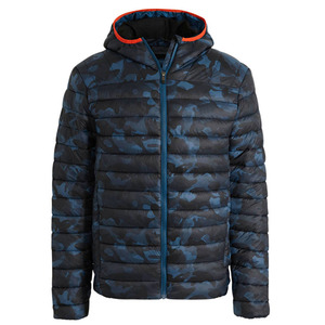 Chaqueta de Plumón Personalizada con Logotipo para Hombre, Chaqueta de Invierno con Capucha, Chaqueta Impermeable Acolchada - Product Image 1