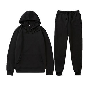 Two Piece Set <b>Men</b> Hoodies Pants Autumn Winter Hooded Sweatshirt Sweatpants <b>Men</b> <b>Pullover</b> Hoodie Unisex Sweatpants and Hoodie Set - Product Image 3