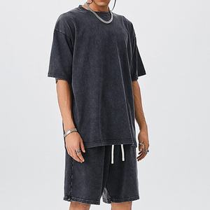 Nouveaux shorts pour hommes à effet délavé, de haute qualité, avec logo personnalisé, streetwear d'été |   Shorts de sport respirants pour l'entraînement en vente - Product Image 3