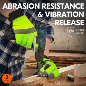 High Quality Work <b>Gloves</b> With Strong Grip And Breathable Back For Daily Repair Mechanic <b>Gloves</b> - Product Image 3