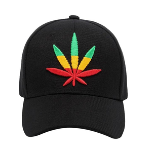 หมวกเบสบอลสีดำ 6 แผง ทรง unisex ผ้าฝ้าย ทรงพอดีตัว สไตล์ลำลอง ปักโลโก้ Rasta ที่แผงด้านหน้า เหมาะสำหรับฤดูใบไม้ผลิและฤดูร้อน ขนาดผู้ใหญ่ 58-60 ซม. - Product Image 2