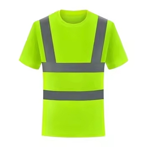 Camiseta de Seguridad Vial al por Mayor, Fabricante de Camisetas Reflectantes para Exteriores, Camiseta de Manga Larga para Guardias de Seguridad en Obras de Construcción - Product Image 1