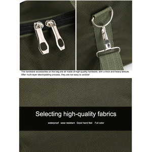 Elegante bolsa de lona de viaje para gimnasio, entrenamiento deportivo y viajes de fin de semana al aire libre, resistente y de alta capacidad. - Product Image 4