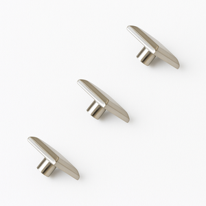 Modern Zinc Alloy Contemporary <b>Cabinet</b> <b>Knob</b> Satin Nickel Eco-Friendly Minimalist Drawer Handle Bedroom Living Room Kitchen - Product Image 3