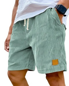 Shorts décontractés pour hommes, conception personnalisée OEM, polyester/nylon/spandex, cordon de serrage, mi-longueur, tricoté, respirant, séchage rapide, écologique - Product Image 4