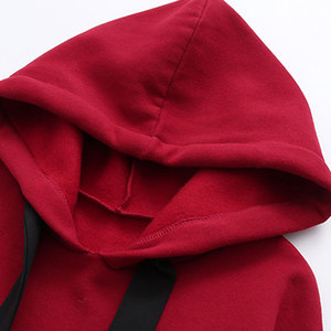 Sweat-shirt à capuche style urbain pour femme, design personnalisé, color block, vêtements de mode streetwear professionnels, nouveau style 2026 - Product Image 3
