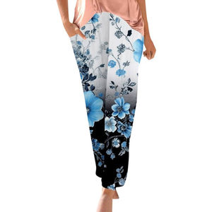 กางเกงซับลิเมชั่นผู้หญิงคุณภาพสูงแบบใหม่ สั่งทำได้ ปรับขนาดได้ ขายดี กำลังเป็นที่นิยม กางเกงซับลิเมชั่นผู้หญิงดีไซน์ใหม่จากนักออกแบบ - Product Image 2