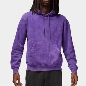 Sweat-shirts à capuche délavés à l'acide de qualité supérieure et confortables pour les jeunes, style décontracté, nouveau modèle - Product Image 1