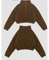 Ensemble de yoga sans couture personnalisé pour femme, confortable, 3 pièces : pull en polaire, veste d'entraînement extensible dans les quatre sens pour l'hiver et soutien-gorge de sport