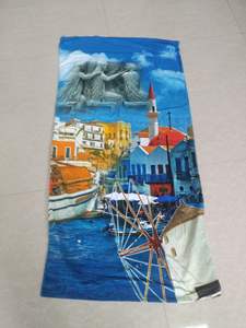 Toalla de Piscina Promocional con Logotipo Personalizado Impreso de Alta Calidad al por Mayor, Toalla de Playa con Texto y Logotipo Personalizado para Logotipo de Empresa - Product Image 4