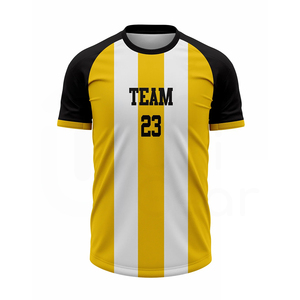 Venta al por mayor de uniformes de fútbol personalizados 100% poliéster sublimado camisetas de fútbol pantalones cortos conjunto OEM fútbol Kit fabricante ropa de equipo - Product Image 1