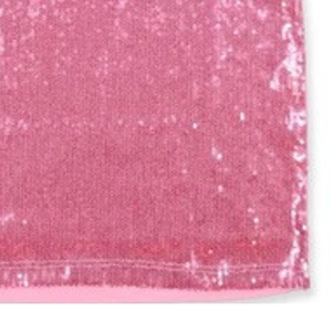 T-shirt rose personnalisé à sequins, manches courtes, col rond, motif graphique scintillant, haut décontracté et tendance, vêtement de fête étincelant pour femme, tenue élégante - Product Image 4