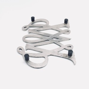 Industry Trending Stainless Steel Modern <b>Trivet</b> Customized Shape Table Mat Decorative Design - Product Image 2