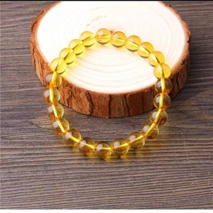 Natural <b>Citrine</b> <b>Bracelet</b> Yellow <b>Citrine</b> Beaded <b>Bracelet</b> For Healing Reiki Energy Jewelry Wholesale 8mm - Product Image 6