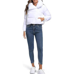 Women's Plus Size Puffer <b>Jacket</b> - New Autumn Winter Lightweight Hooded Down Coat Warm Female Puffer <b>Jacket</b> - Product Image 4