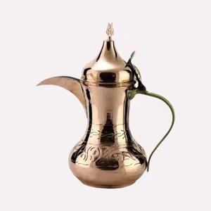 Antique Arabic Metal Dallah Coffee Pot for Traditional Coffee Serving Use - Product Image 5