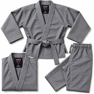Kimono de judo personnalisé pour garçons, uniforme d'entraînement et de compétition en arts martiaux, 100 % coton, col en V, léger, fabricant OEM - Product Image 3