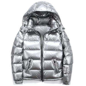 New Arrive Unique Design High Quality Custom Coated Stand Collar Quilted <b>Puffer</b> <b>Jacket</b> Men Low Cost <b>Cheap</b> Price - Product Image 2