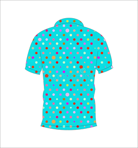 Camisa Polo Multicolor con Puntos para Hombre, Sublimación Personalizada, Manga Corta, Verano, Casual, Transpirable, Ligera, para Golf - Product Image 2